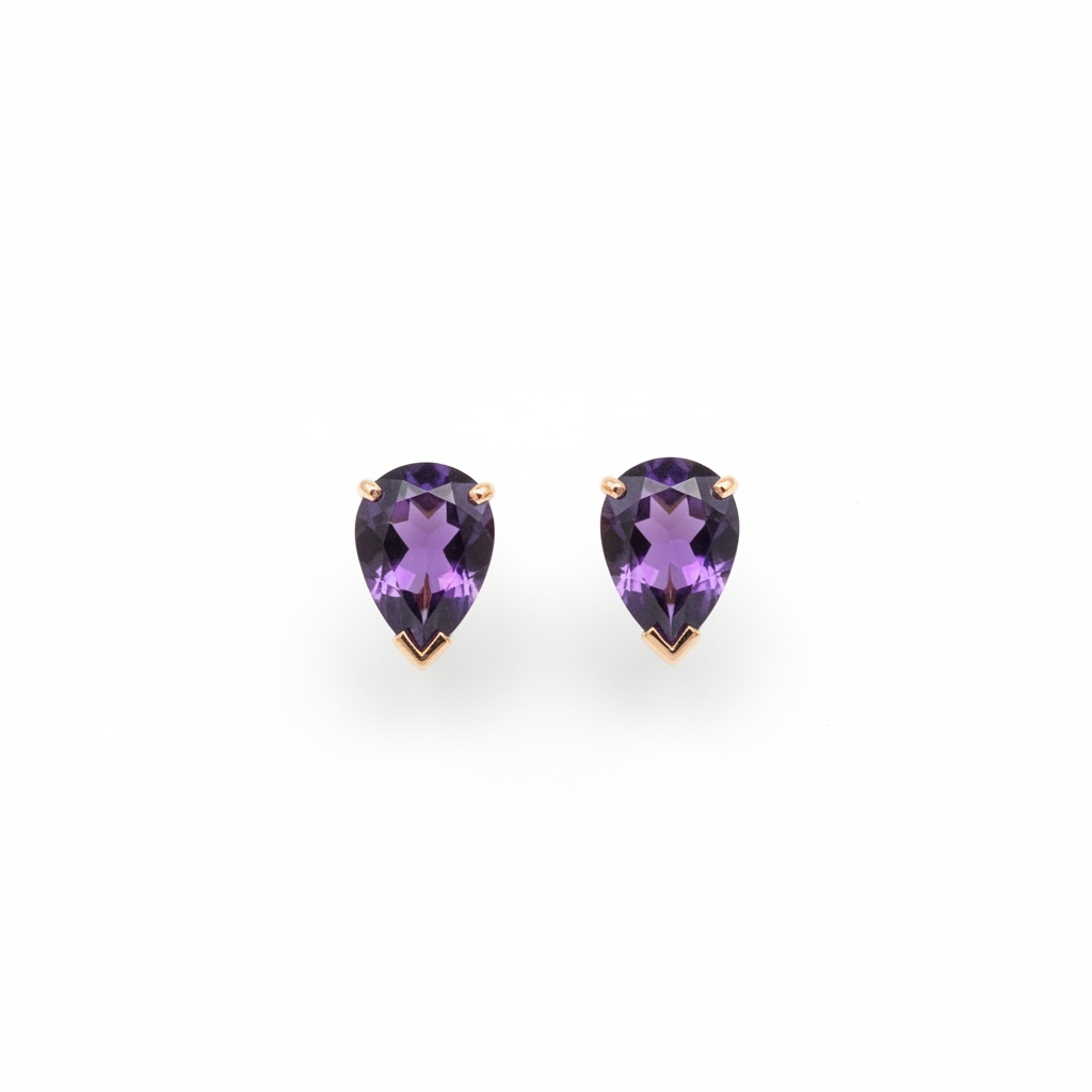 Boucles d'oreilles Améthystes